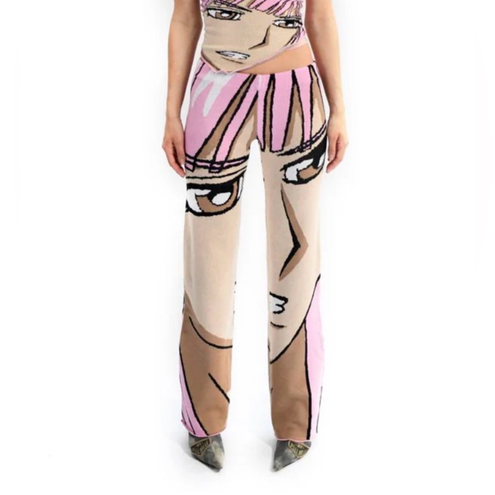 Anime Print Women's Pants